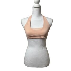 FREE PEOPLE INTIMATELY LIGHT PINK X-SMALL WOMEN BRALETTE